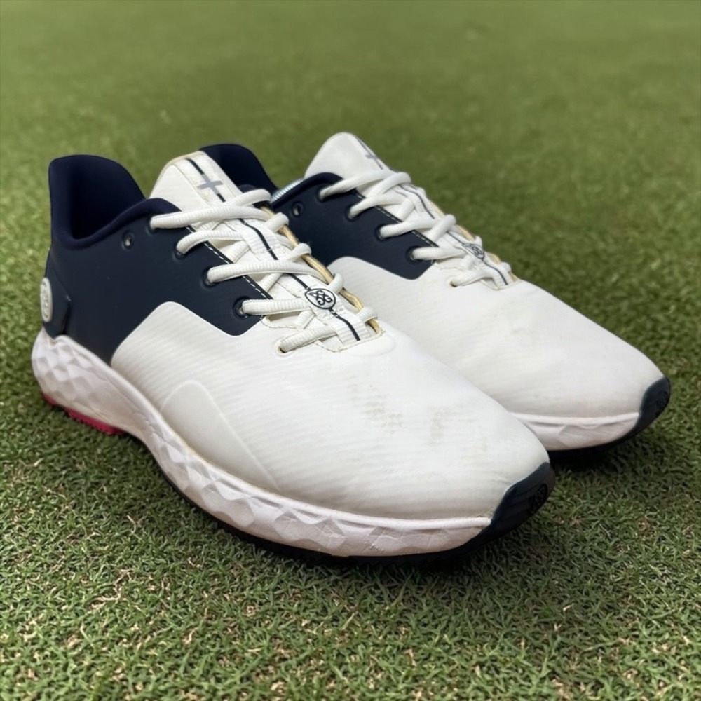 G/FORE MG4+ Golf Shoes Mens 11.5 White Twilight Spikeless G4MS22EF31